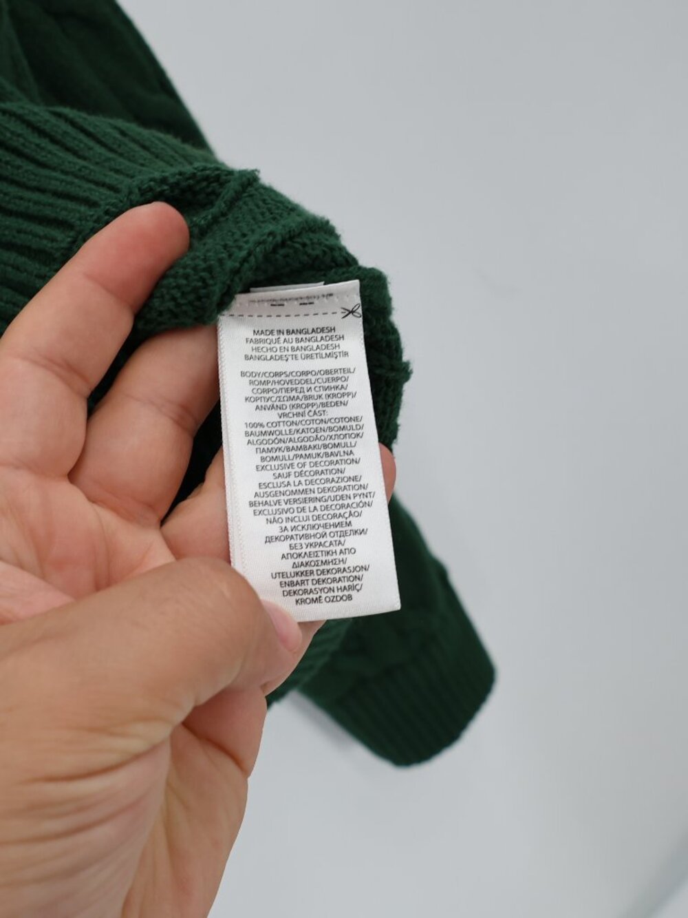 Polo Ralph Lauren Sweater Men’s 2XL Cotton Cable Knit Long Sleeve Crewneck Logo - Picture 4 of 8